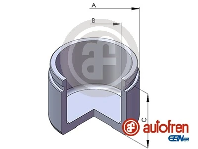 Piston, brake caliper